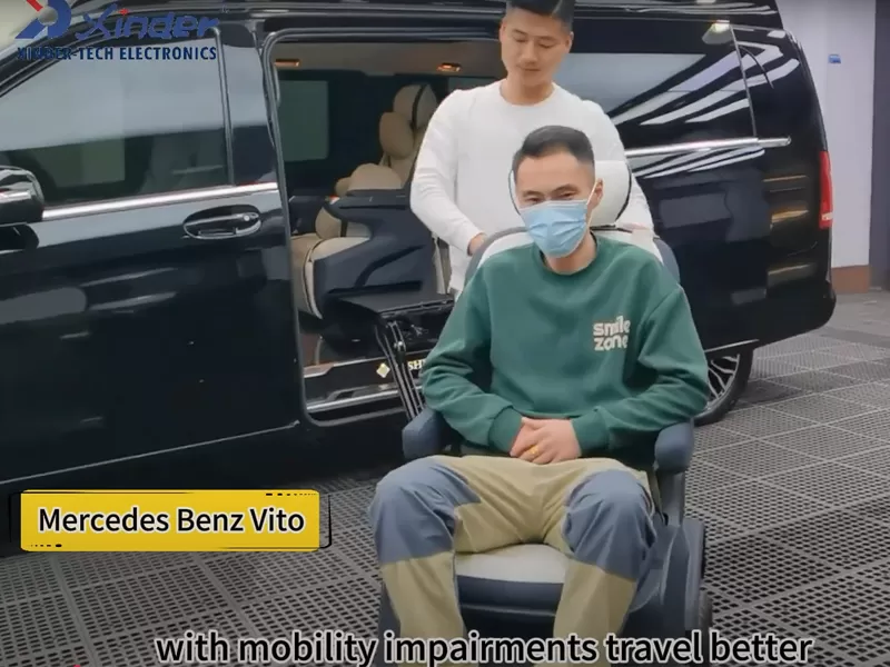 Xinder-Tech 분리 가능한 스위블 시트로 수정 된 Mercedes-Benz Vito