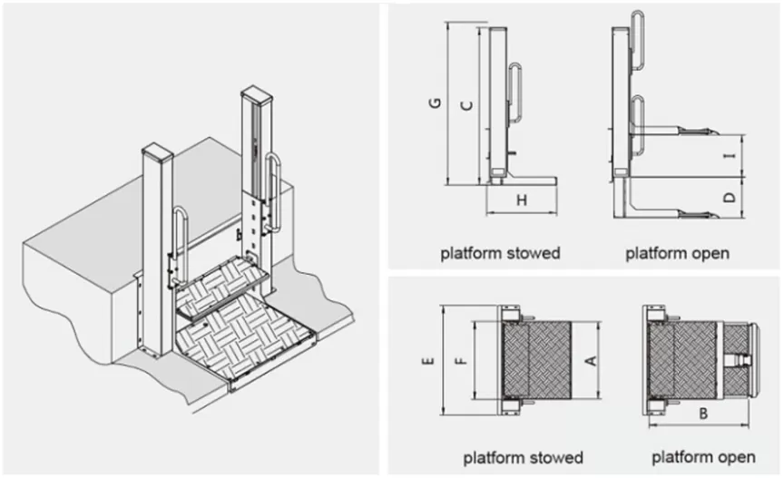 STEP-A-1200 Wheelchair Lift (Fully Automatic) STEP-A-1200 Wheelchair Lift (Fully Automatic)