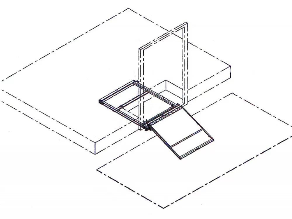 후면 접는 플레이트가있는 가이드 플레이트 장치는 실용 모델 인증서를 획득했습니다.