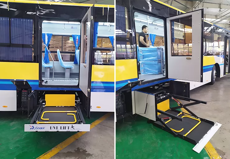 uvl 700ii 1300ii 1600ii h wheelchair lift in luggage 7